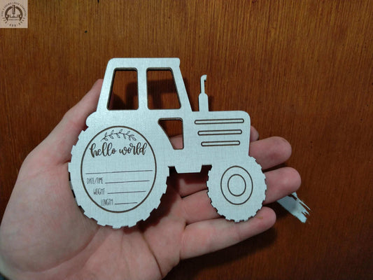 Newborn Baby announcement Tractor Photo prop My Store