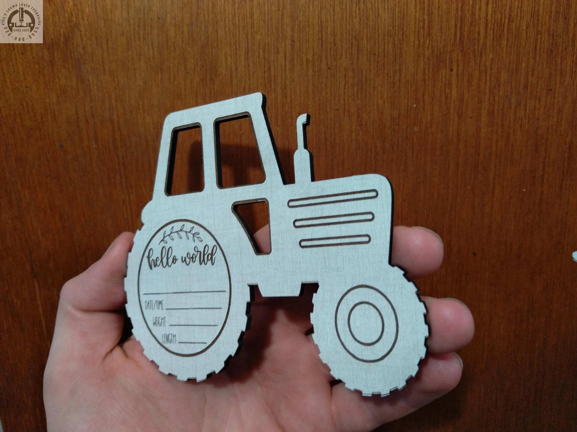 Newborn Baby announcement Tractor Photo prop My Store