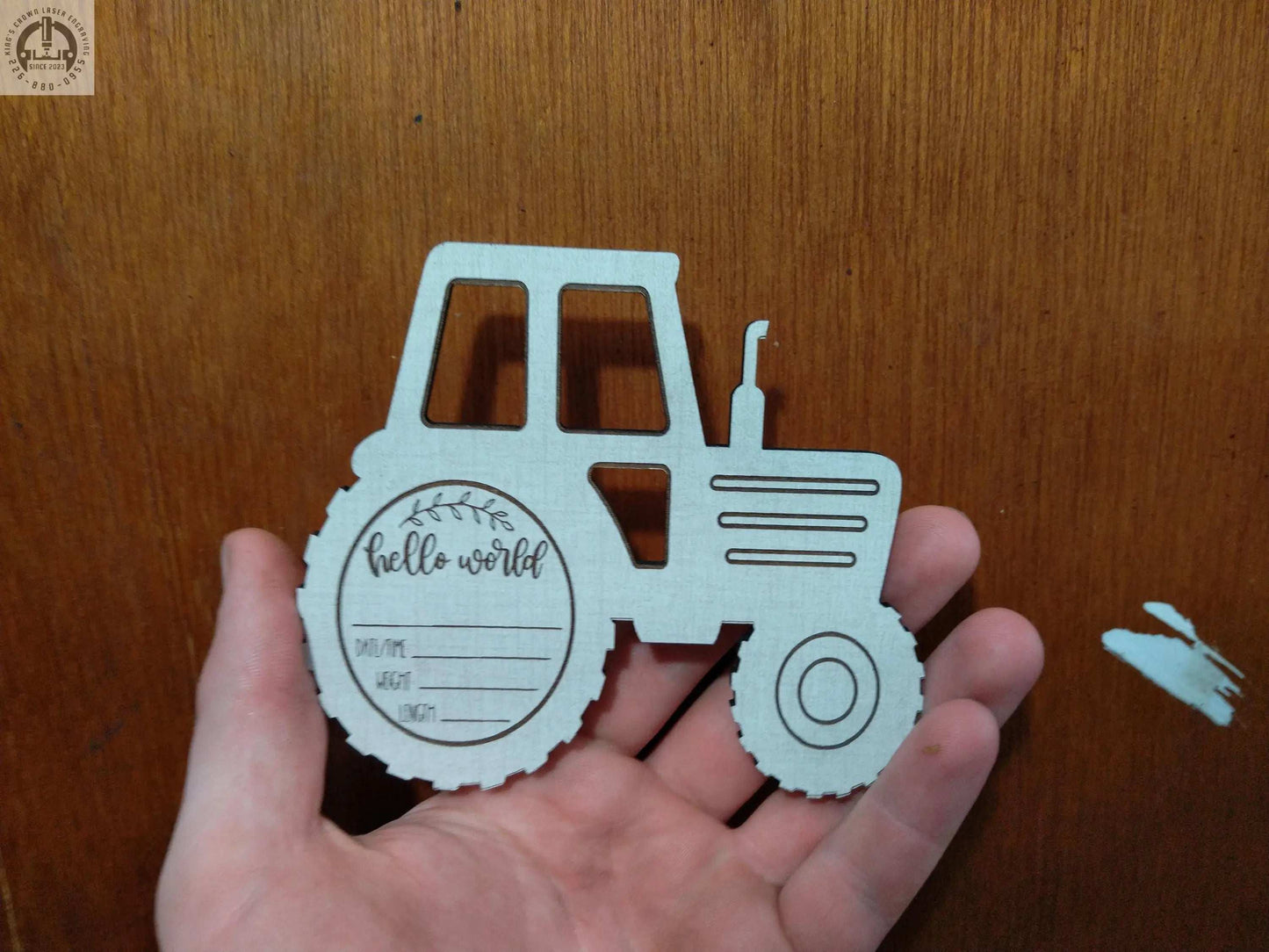 Newborn Baby announcement Tractor Photo prop My Store