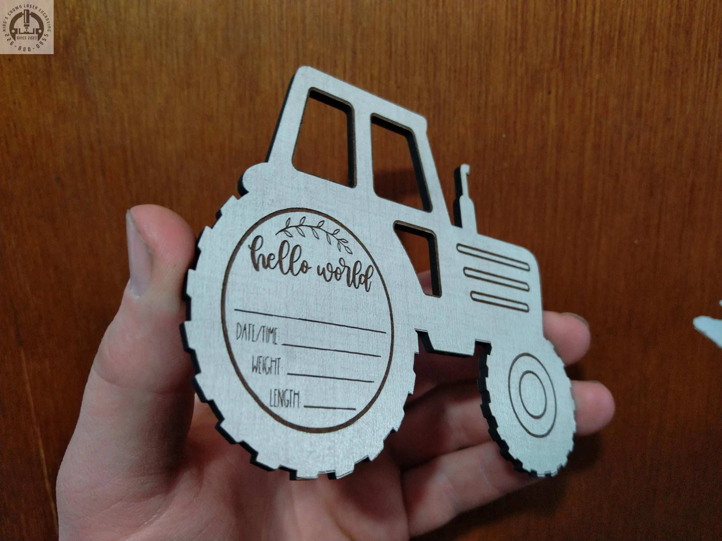 Newborn Baby announcement Tractor Photo prop My Store