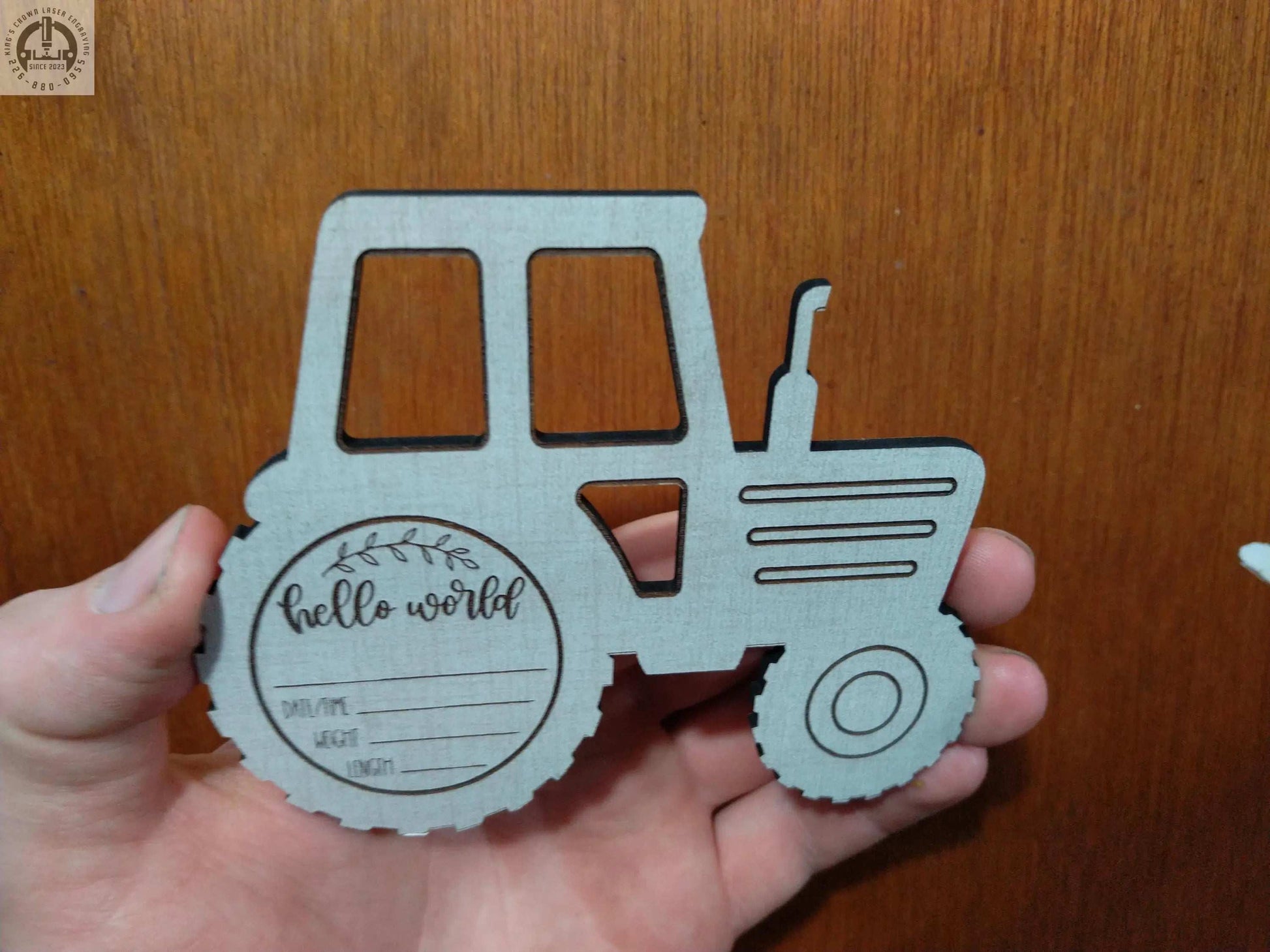 Newborn Baby announcement Tractor Photo prop My Store