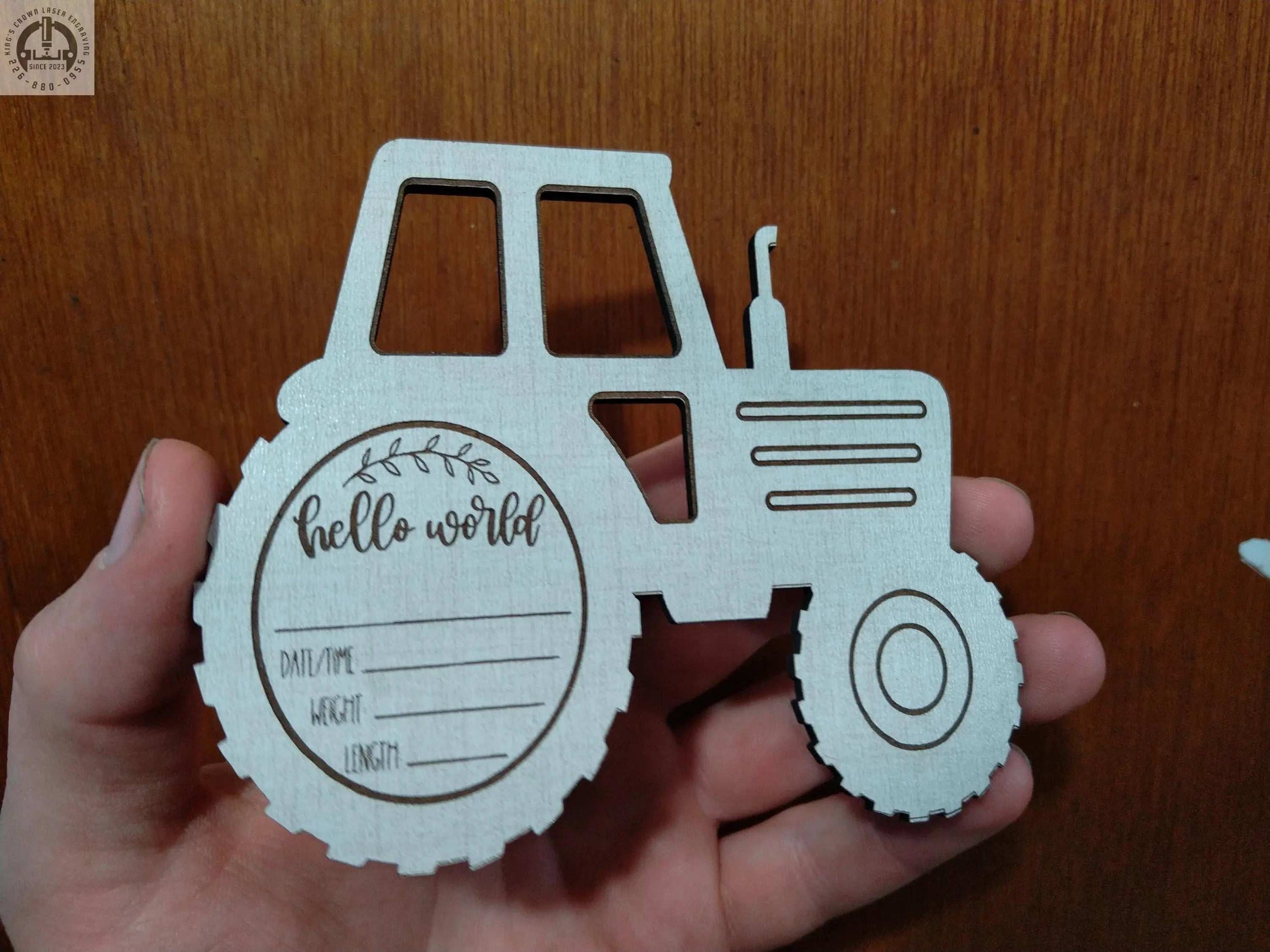 Newborn Baby announcement Tractor Photo prop My Store