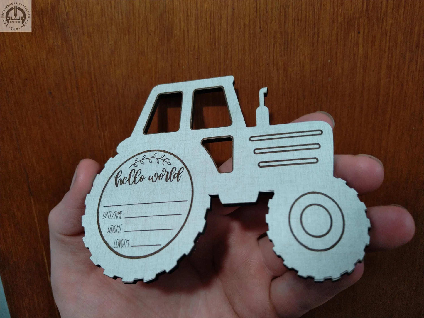 Newborn Baby announcement Tractor Photo prop My Store