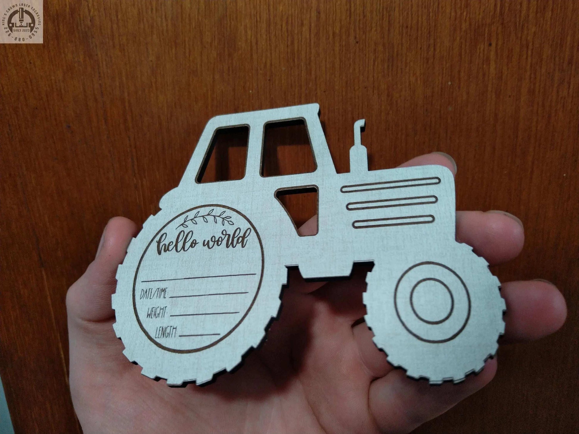 Newborn Baby announcement Tractor Photo prop My Store