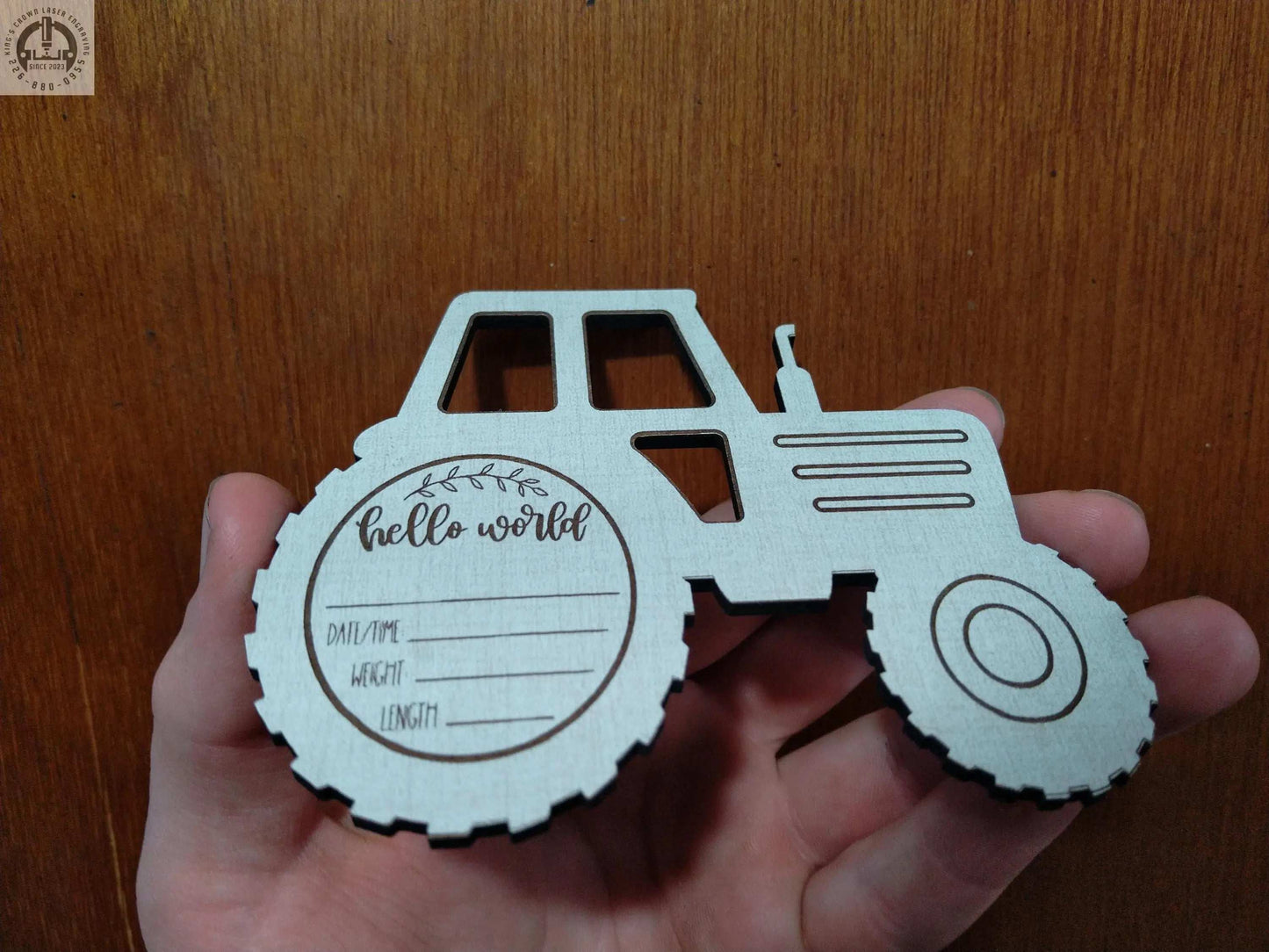 Newborn Baby announcement Tractor Photo prop My Store