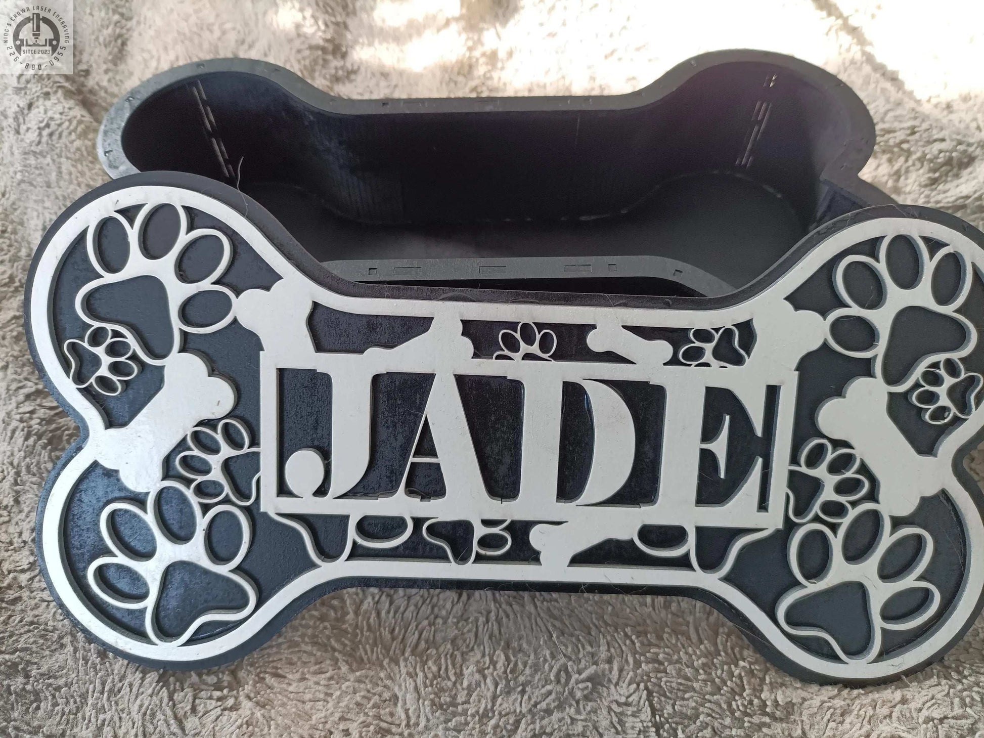 Personalized Treat Box, Dog Treat Box, Custom Dog Treat Gift, Dog Treat Storage, Dog Bone Gift, Dog Treat Jar, Dog Treat Container My Store