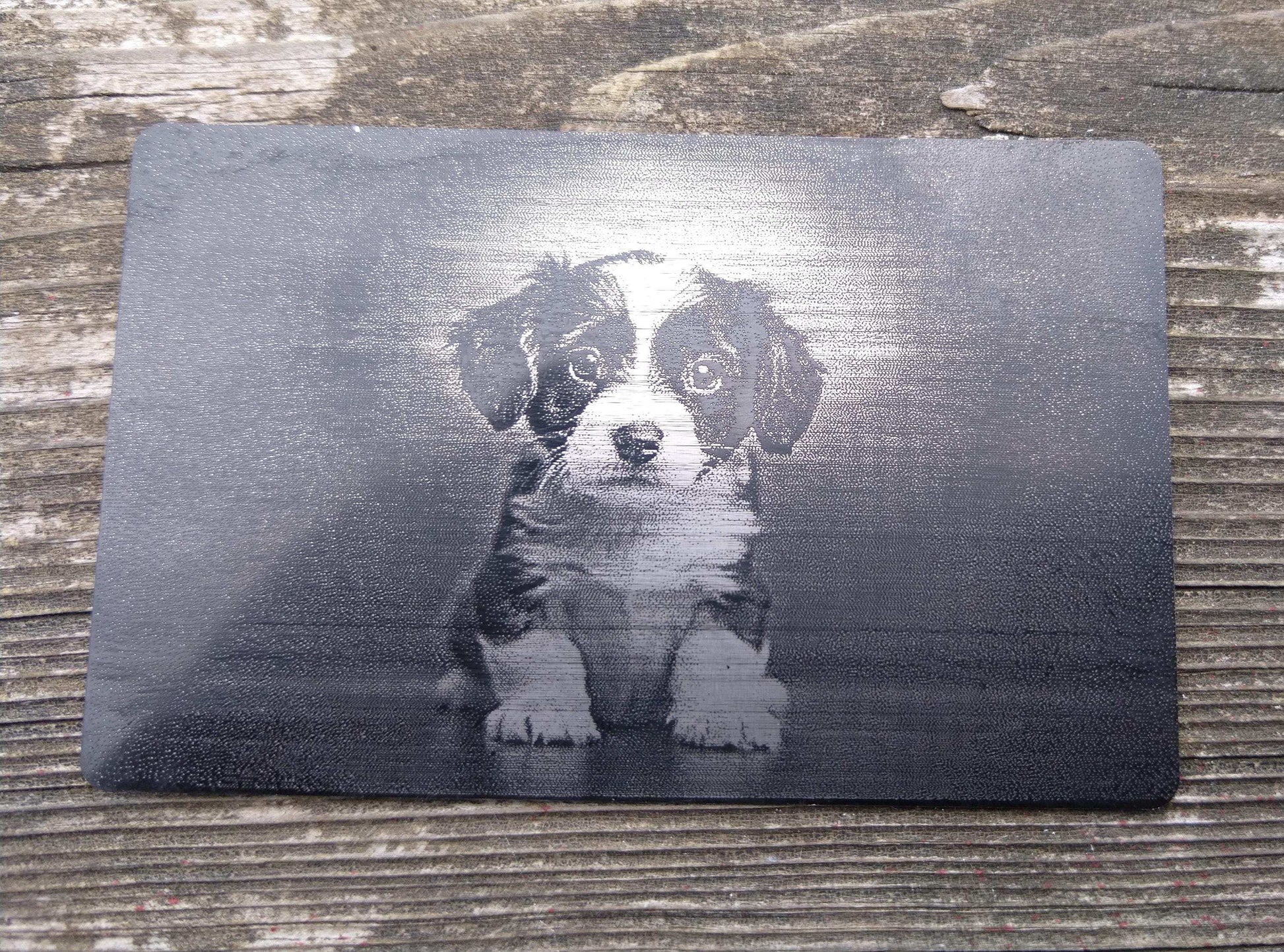 Pet Wallet Gift, Engraved Pet Portrait, Pet Portrait Card, Custom Cat Owner Gift, Dog Portrait Card, Wallet Metal Card, Pet Keepsake Card My Store