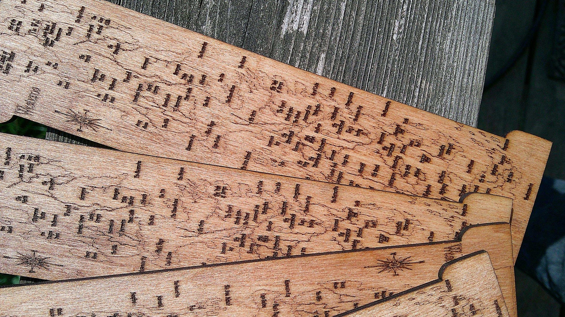 Map of Westeros engraved wooden bookmarks for Game of Thrones fans My Store