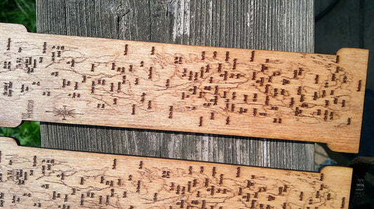 Map of Westeros engraved wooden bookmarks for Game of Thrones fans My Store
