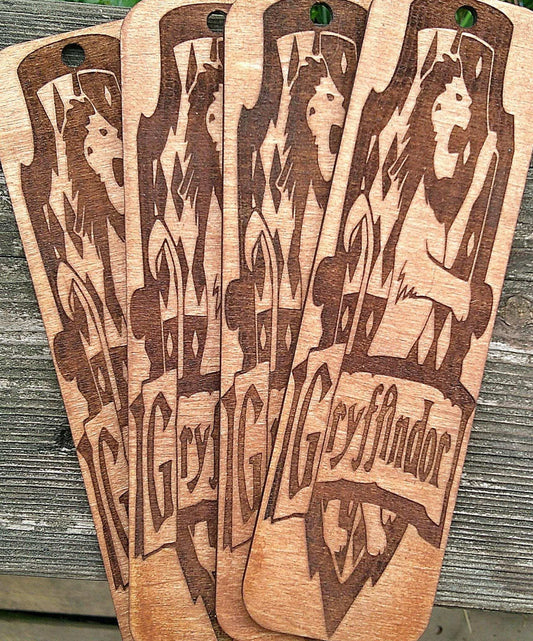 Wizard House Wooden Bookmarks My Store