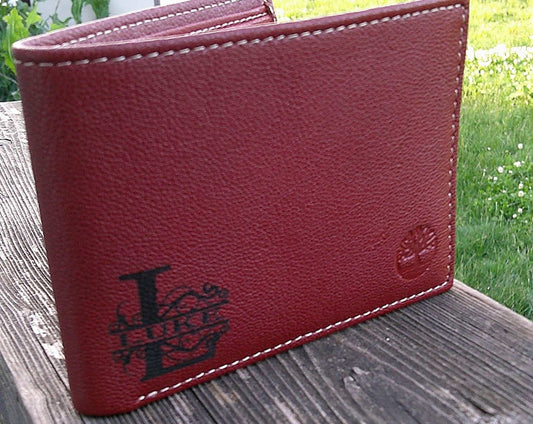 Custom Leather Wallet, Monogram Wallet, Logo Wallet, Leather Bifold Wallet, Leather Folding Wallet, Name Leather Wallet, Initial Wallet My Store