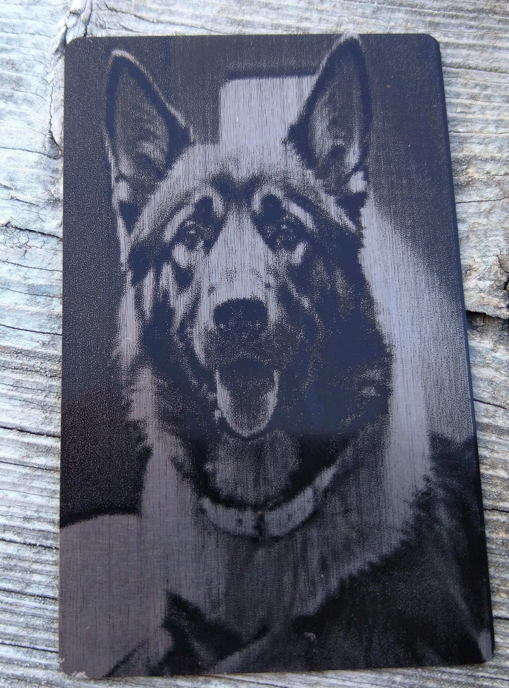 Pet Wallet Gift, Engraved Pet Portrait, Pet Portrait Card, Custom Cat Owner Gift, Dog Portrait Card, Wallet Metal Card, Pet Keepsake Card My Store