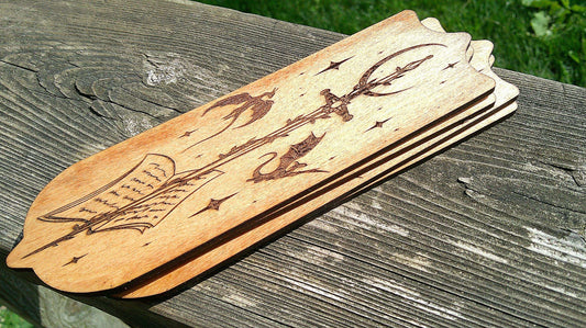 Fantasy Bookmark, Fantasy Book Lover Gift, Wood Bookmark, Engraved Bookmark, Dragon Book Gift, Dragon Bookmark, Fantasy Reader Gift My Store