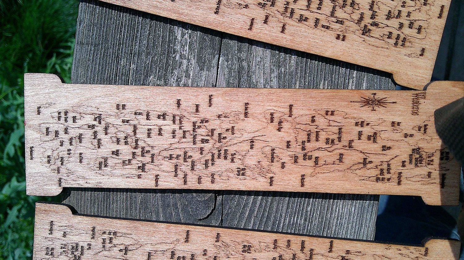 Map of Westeros engraved wooden bookmarks for Game of Thrones fans My Store