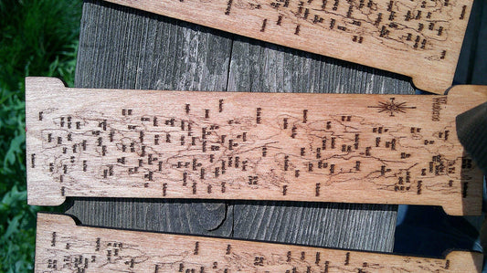 Map of Westeros engraved wooden bookmarks for Game of Thrones fans My Store
