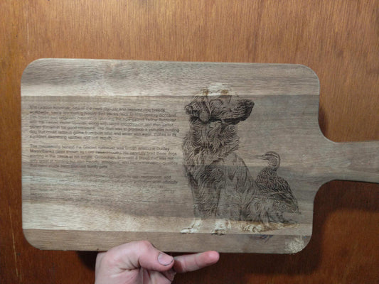 Dog breed History Decorative Serving boards, Dog Breed Cutting Board Gift, Dog Lover Gift My Store