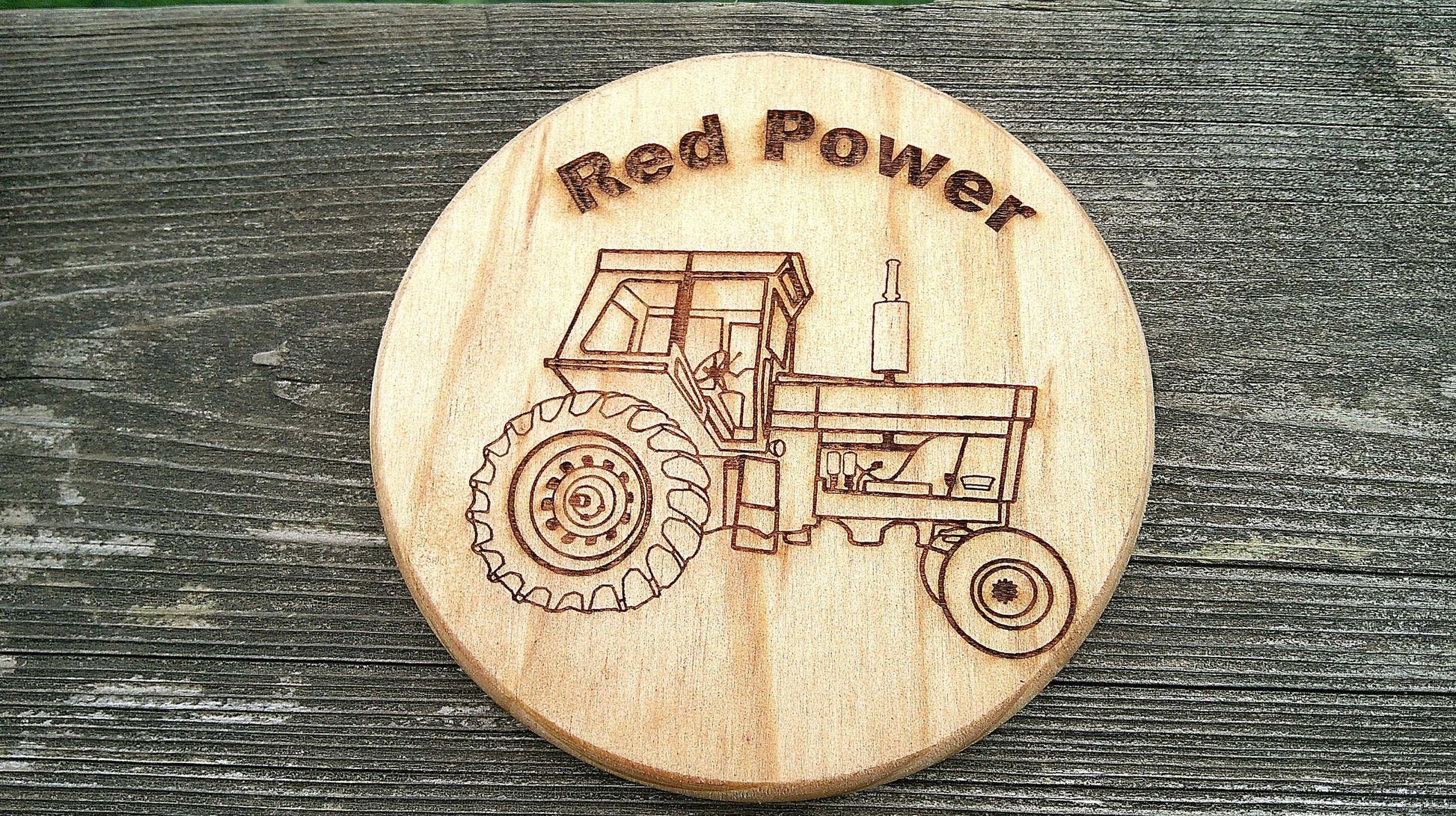 Personalized IH 766 Tractor Coaster Gift Set for Farmers and Tractor Enthusiasts, Gift for Tractor Lovers My Store