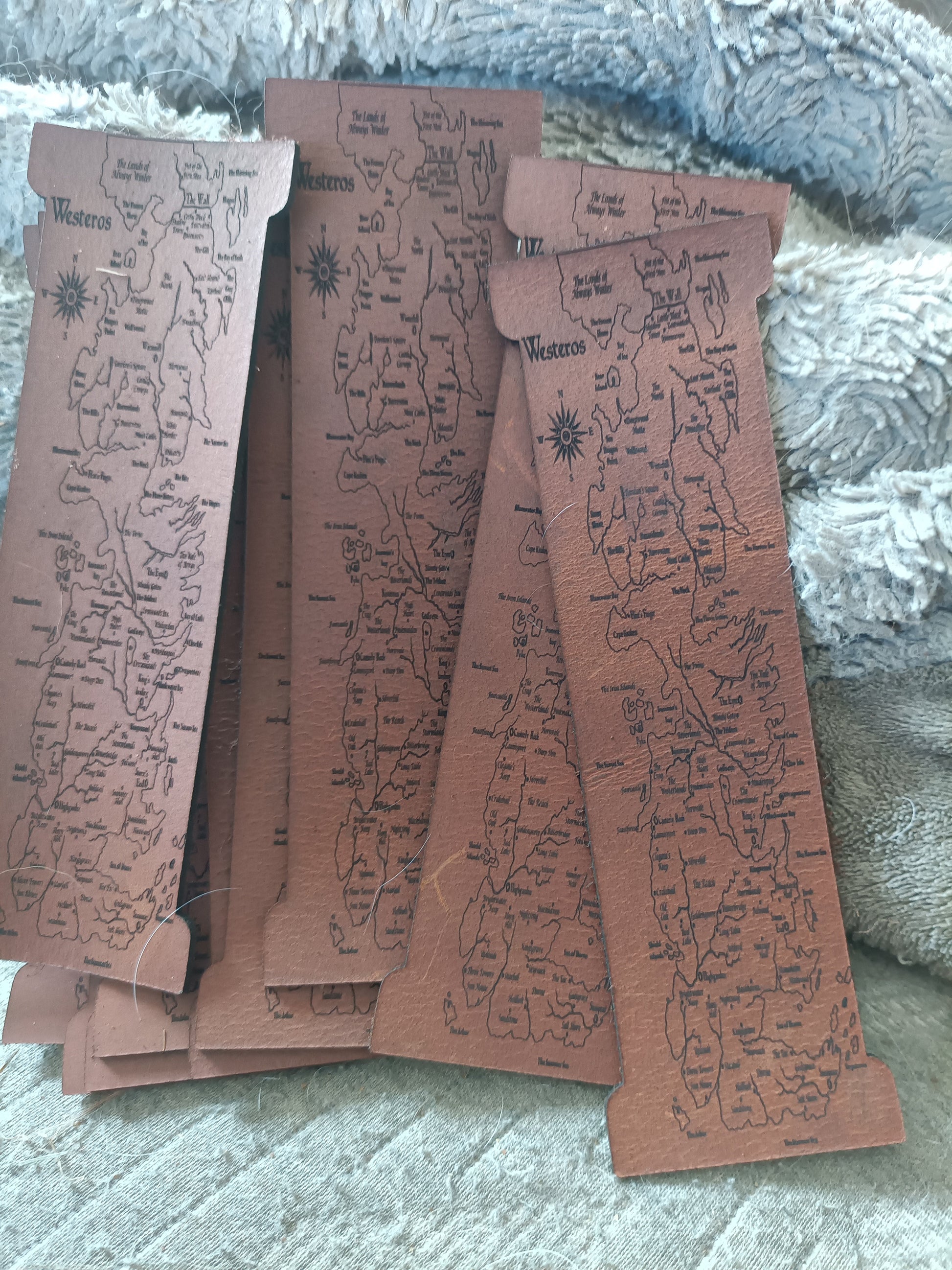 Game of Thrones Bookmark, Map of Westeros engraved wooden bookmarks for Game of Thrones fans My Store