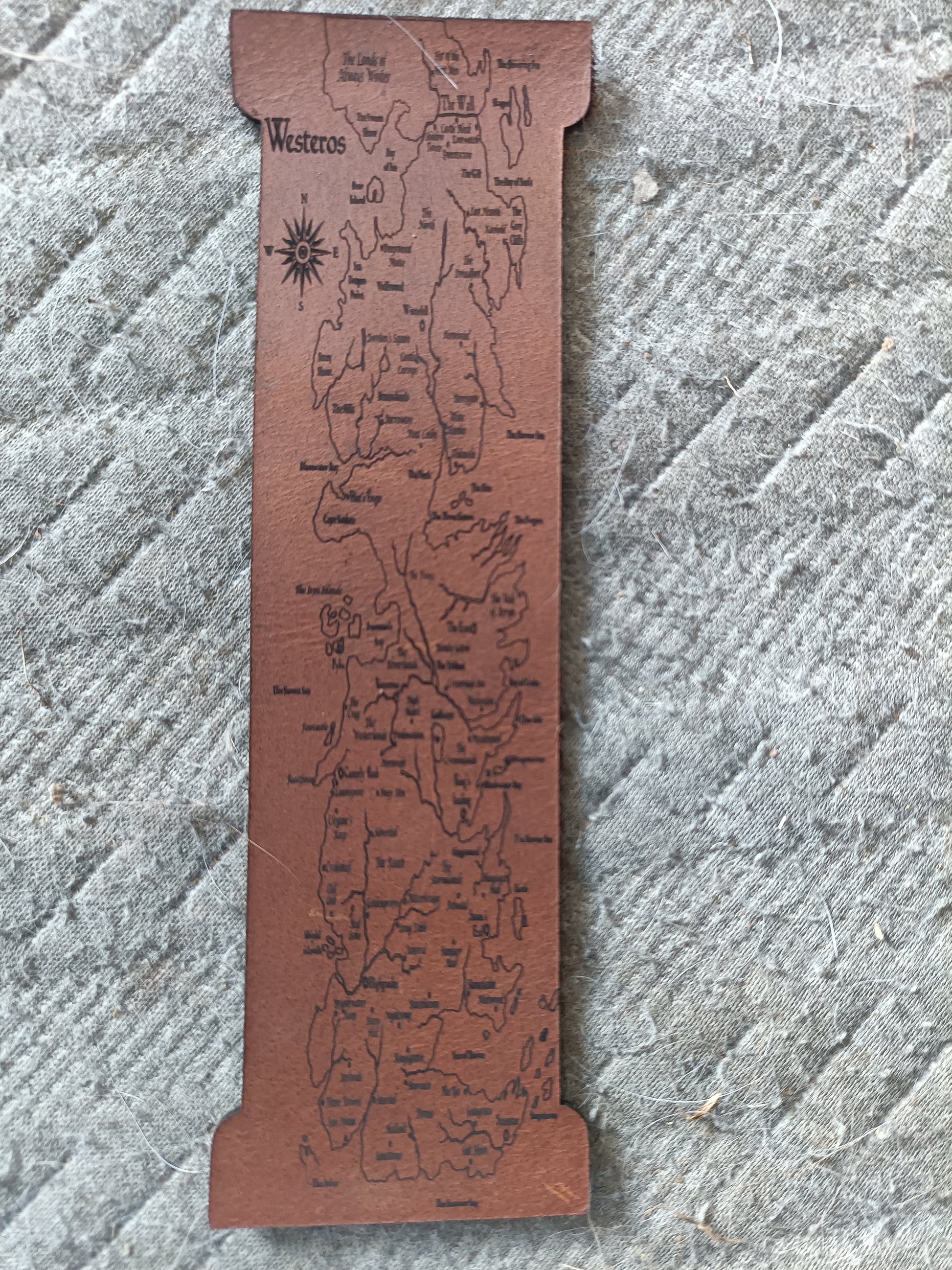 Game of Thrones Bookmark, Map of Westeros engraved wooden bookmarks for Game of Thrones fans My Store
